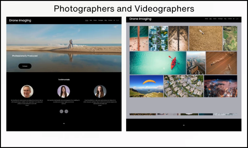 Lite-A-Foto Web Design - Drone Imaging