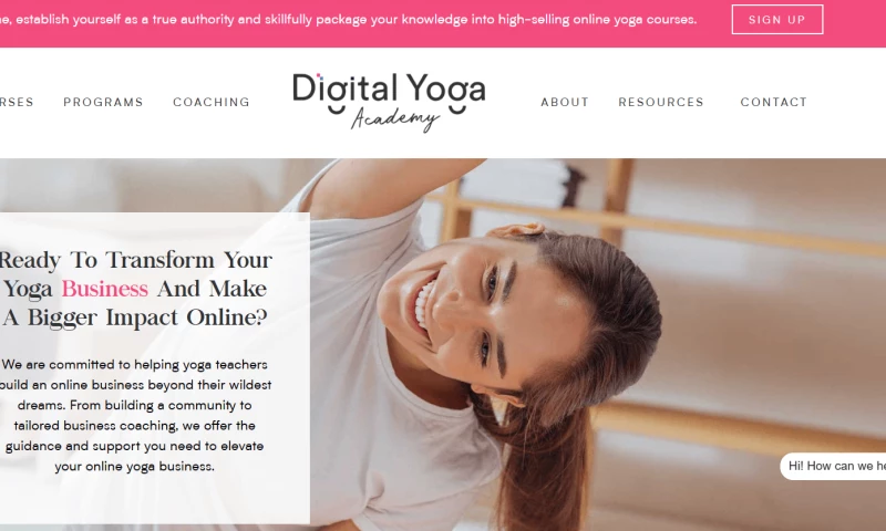 RR Webdesign - Digital Yoga Academy