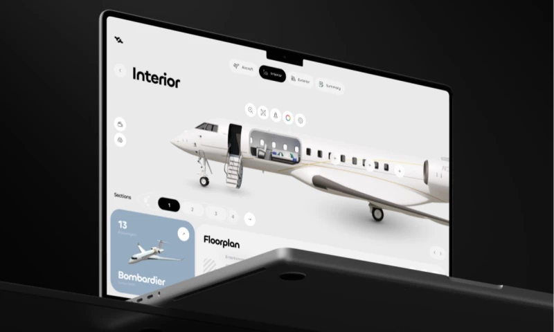 Bombardier - UI UX Design Website & Branding Trial