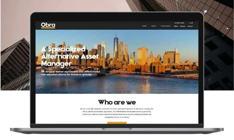Brand Identity and Website Design for Obra Capital