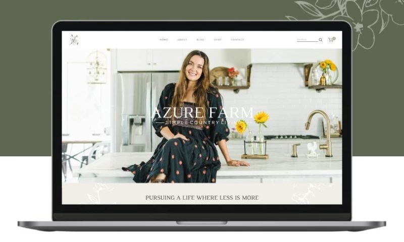 Brand Identity and Website Design for Azure Farm