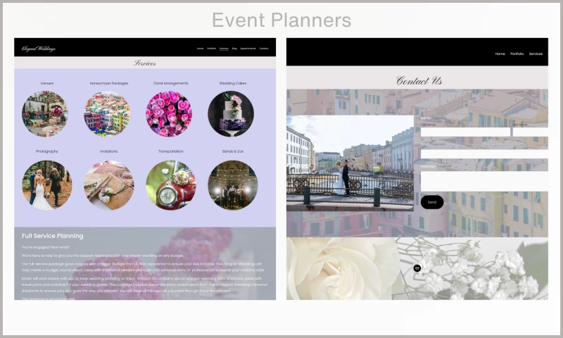 Lite-A-Foto Web Design - Elegant Weddings