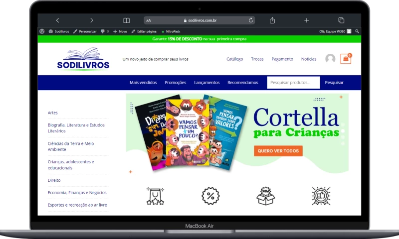 Agencia W360 - E-commerce Sodilivros