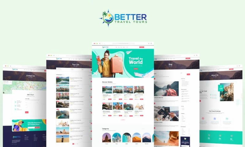 Better Travel And Tours - Website Design & Development