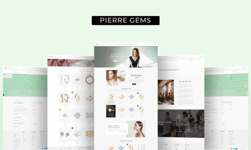 Tech Reforms - Pierre Gems - Ecommerce Web Design & Development