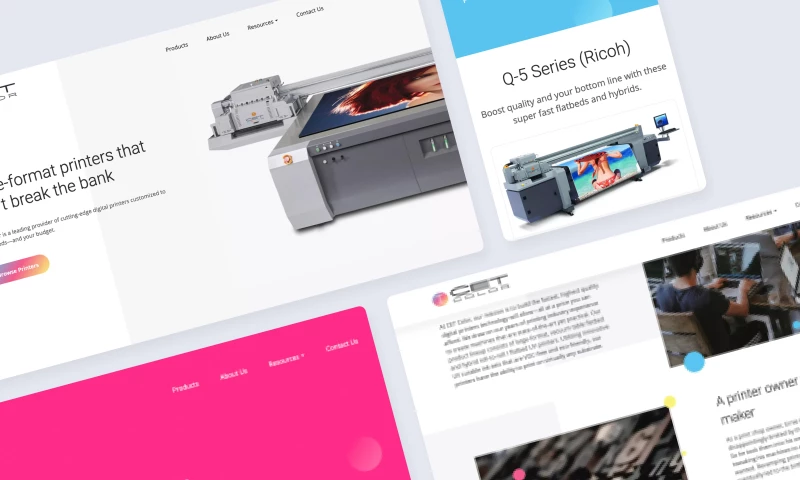 Trajectory Web Design - CET Color