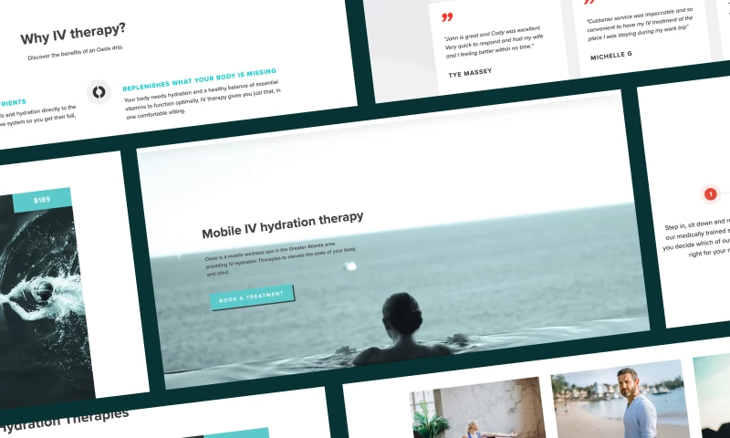 Trajectory Web Design - Oasis Hydration