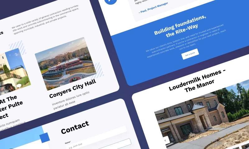 Trajectory Web Design - Rite-Way Foundations