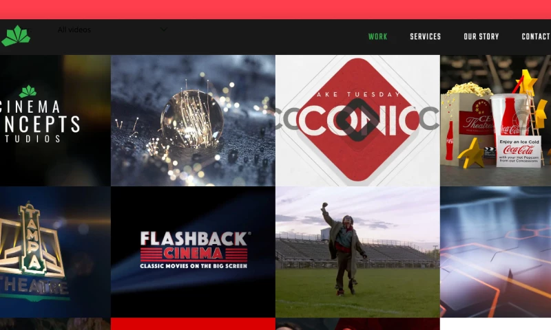 Trajectory Web Design - Cinema Concepts