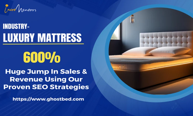 Incrementors - Ecomm SEO for Luxury Mattress Brand