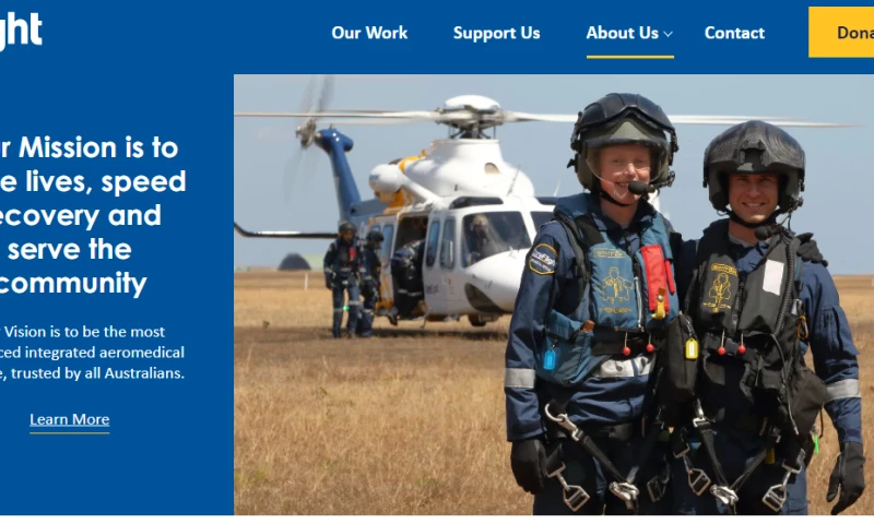 HTMLPanda - CareFlight: WordPress Website Development