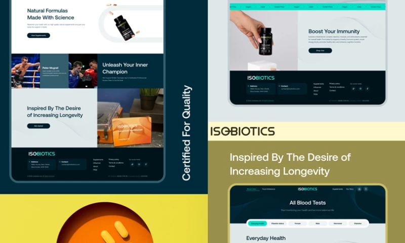 The Isobiotics is a comprehensive wellness web portal