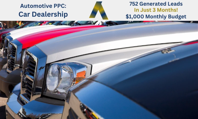 Automotive PPC: Car Dealership - 752 Leads in 3 Months