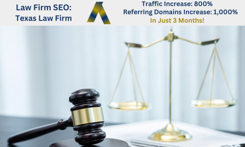 Ascendance Website Solutions - Law Firm SEO: Texas Law Firm - 800% Organic Traffic Increase in 3 Months