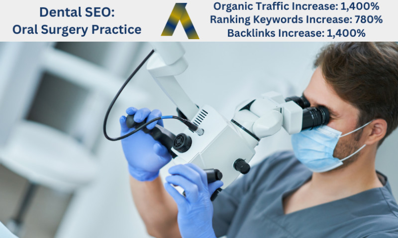 Ascendance Website Solutions - Dental SEO: Oral Surgery Practic - 1,400% Organic Traffic Increase