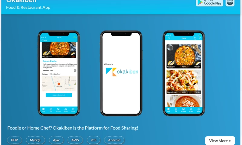 Okakiben (Food & Restaurant App)