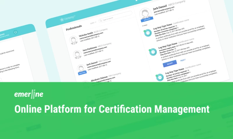 Online Platform for Certification Management