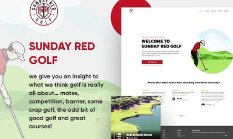Webcapitan - Sunday Red Golf