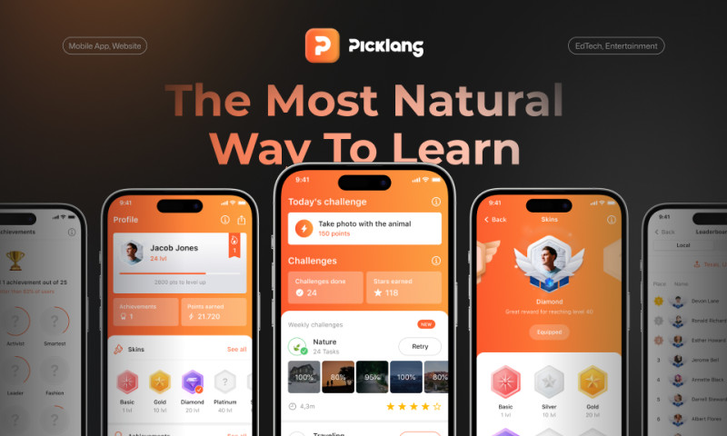 Spaceberry Studio - PickLang - mobile app for learning languages