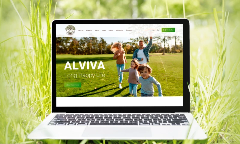 Business website for Alviva