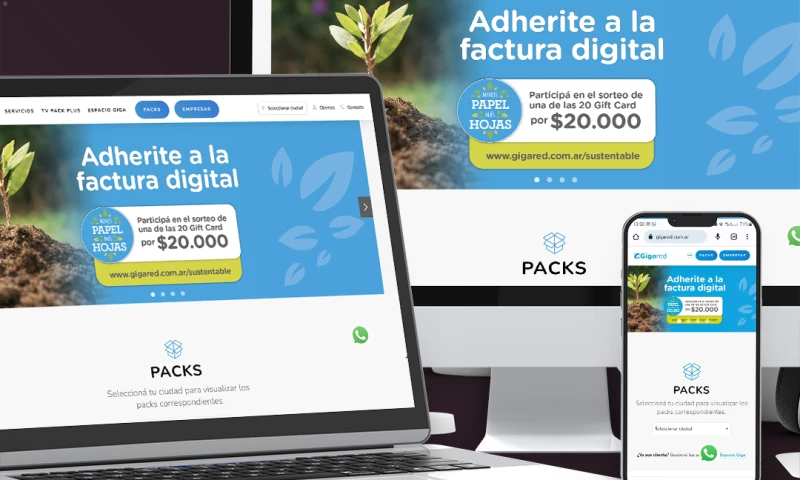 Web support - Gigared