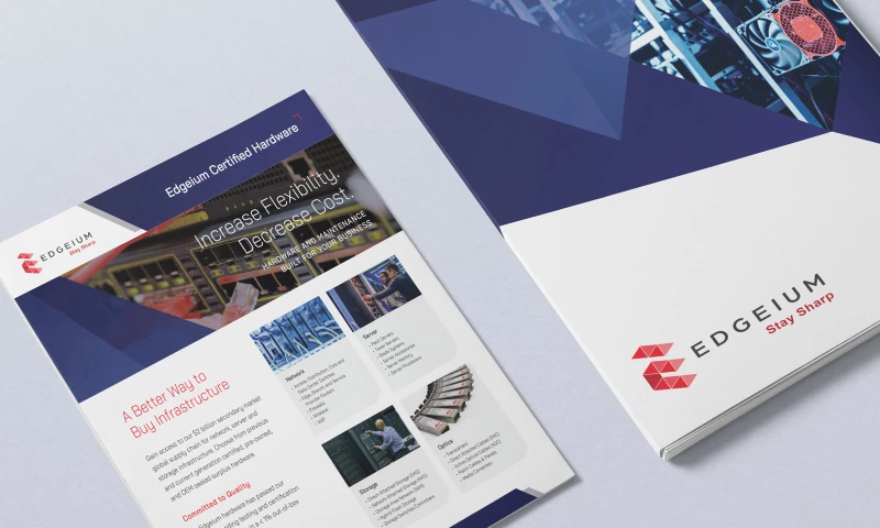 Designed.co - Edgeium Folder & Inserts Design