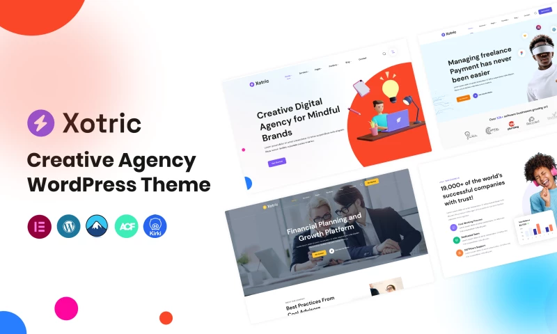 Xotric - Creative Agency WordPress Theme + RTL