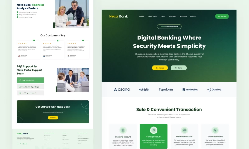 Banking Website Design