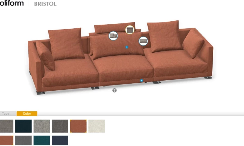 Sofa 3D Configuration App with AR