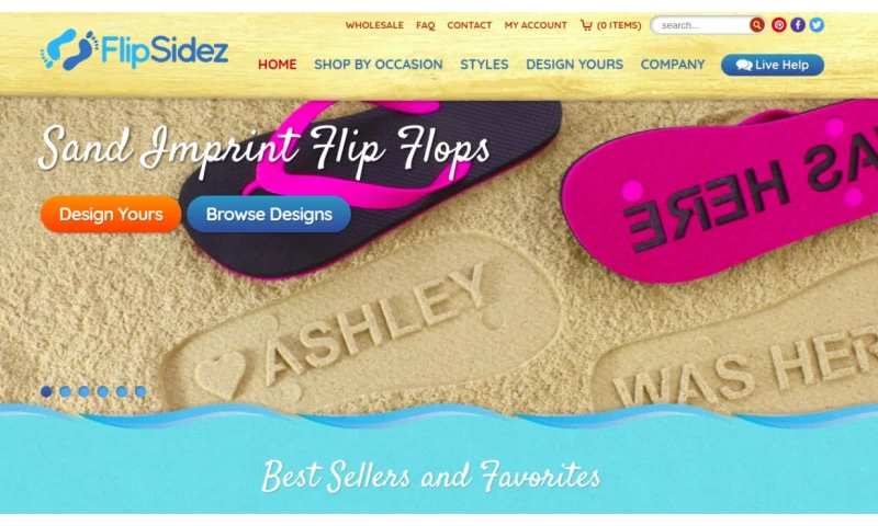 HTMLPanda - FlipSidez - WordPress Website Development