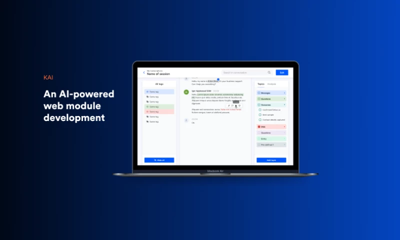 An AI-powered web module for improving online and in-person communication