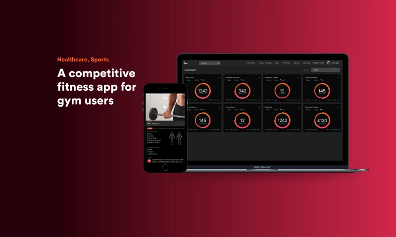 A competitive fitness app for gym users