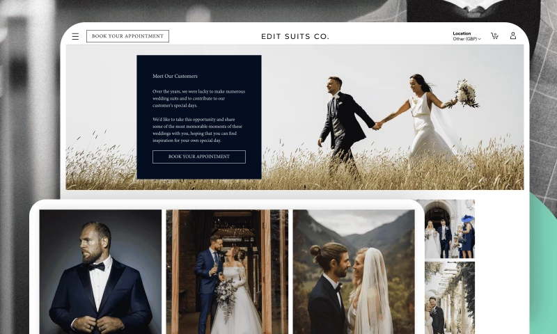 Edit Suits - Website Development and CRM Implementation