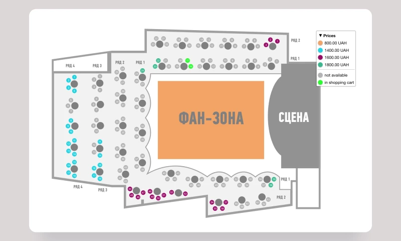 Concert.ua - Online system for booking tickets