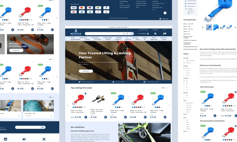 SoloWay Technologies - Metaltis - eCommerce Website