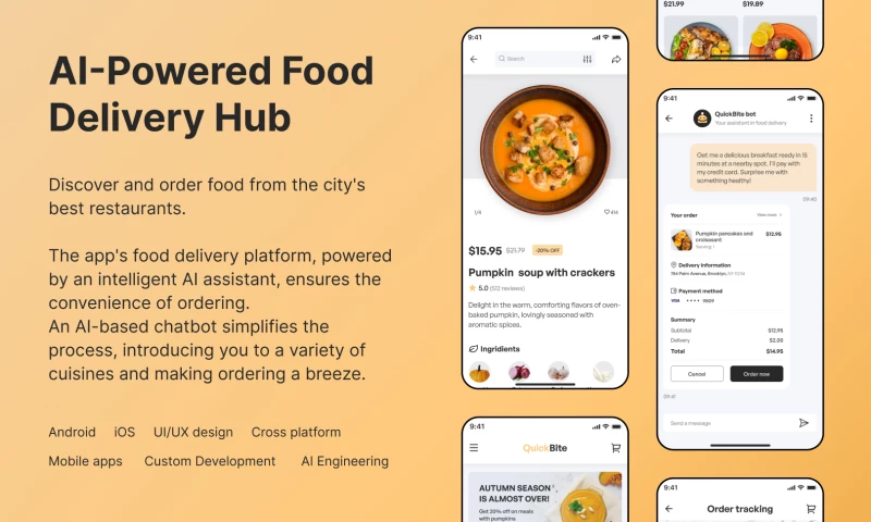 AI-Powered Food Delivery Hub