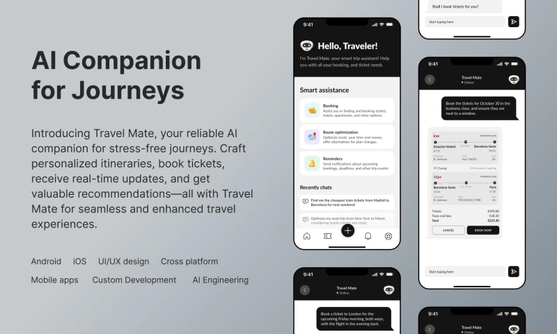 Ticket Booking App with AI Assistant