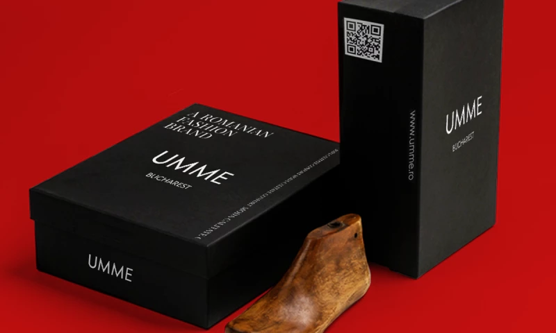 shoe box packaging for UMME brand