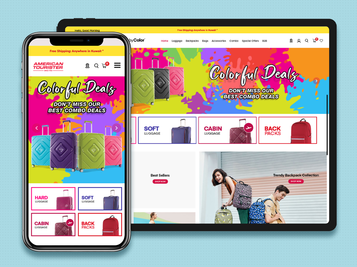 American Tourister Kuwait Developers