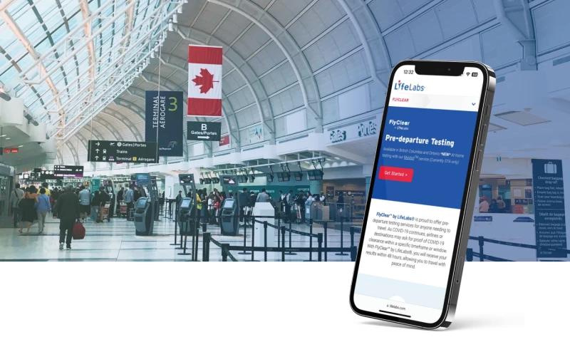 Convergine - FlyClear: Covid testing application for travellers