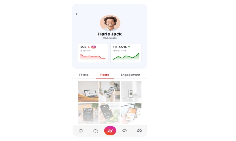 Kanhasoft - Social Media Marketplace App for USA based Client