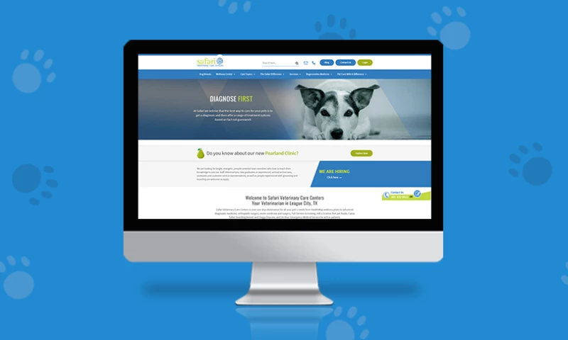 WebCodeGenie - Vetcare Website Development