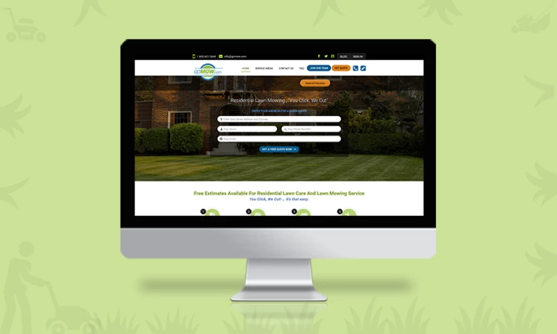 WebCodeGenie - Lawn Care Website Development