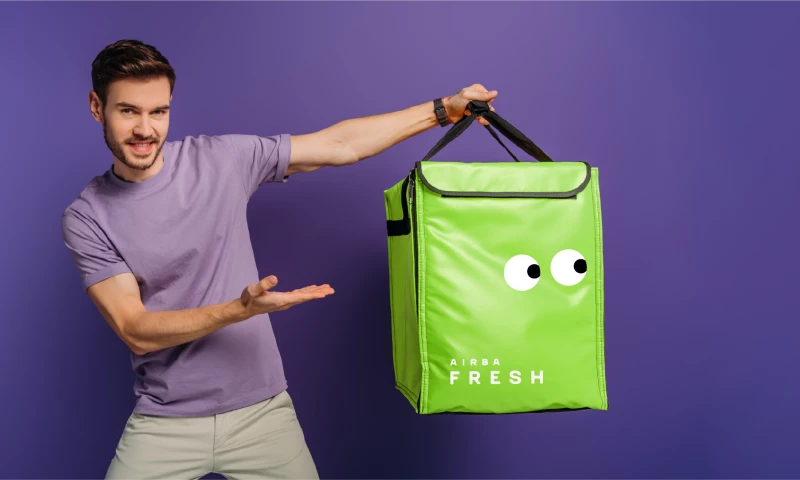 Moloko - AIRBA FRESH IDENTITY FOR FOOD DELIVERY SERVICE