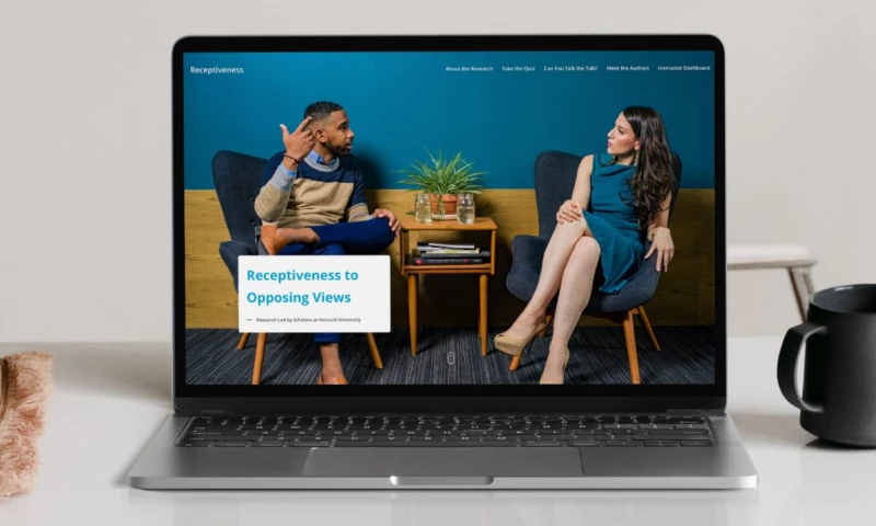 Receptiveness - Website and Full-Stack Digital Platform for Showcasing Research by Harvard Kennedy School