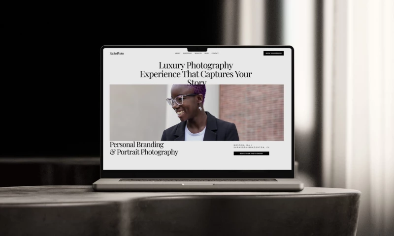 Squarespace Photography Business Website - Excito Photo
