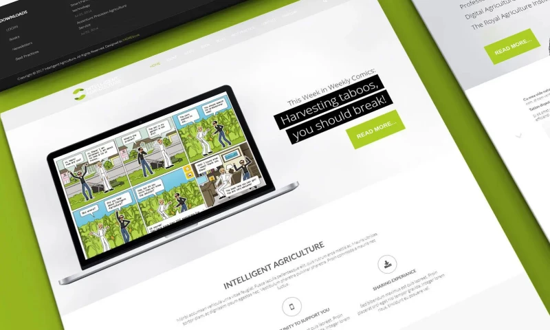 More By Us - Intelligent Agriculture: Presentational Website