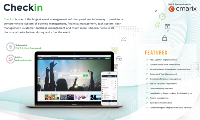 Cmarix - Checkin Mobile Application