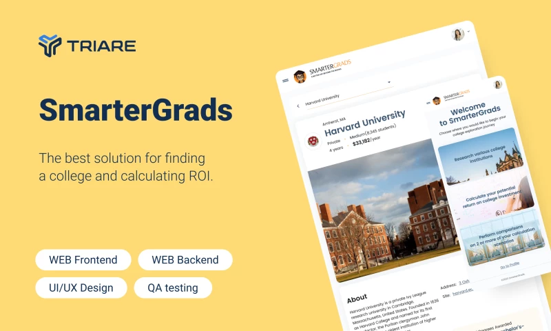 SmarterGrads - the best solution for finding a college and calculating ROI