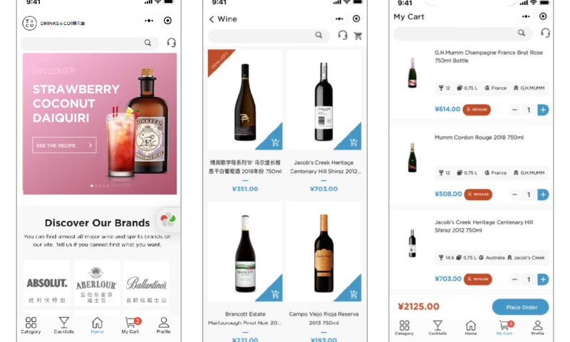 IT Consultis - Enable D2C through WeChat Mini Program & B2B Web E-Commerce for Pernod Ricard in China